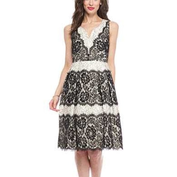 Ivanka Trump Dresses & Skirts - IVANKA TRUMP  Lace Fit and Flare Dress NEW